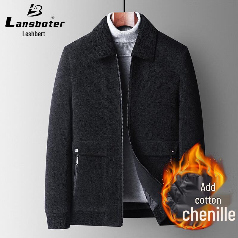Men's Autumn Winter Detachable Collar Casual Jacket
