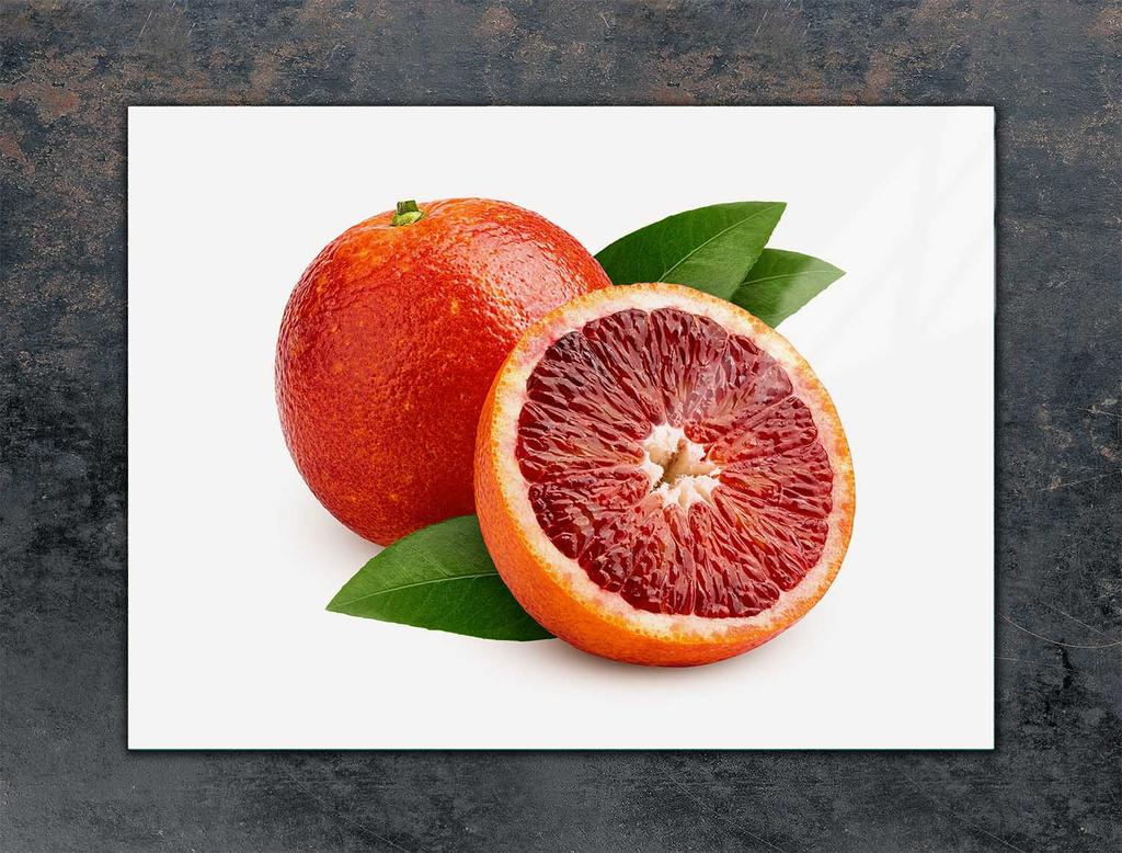 SZKLANA PŁYTA OCHRONNA NA KUCHENKĘ 70x52 GREJPFRUT