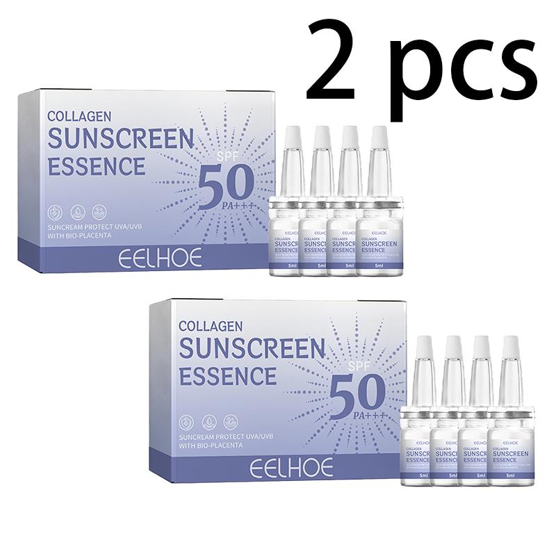 EELHOE Face Essence Collagen Moisturizing Skin Care Refreshing Brightening Rejuvenating Essence Against Strong Sunlight