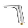 Touchless Bathroom Sink Faucet, Automatic Motion Sensor Restroom Toilet Faucet, HandsFree Adjustable Cold Hot Single Handle Water Mixer Battery