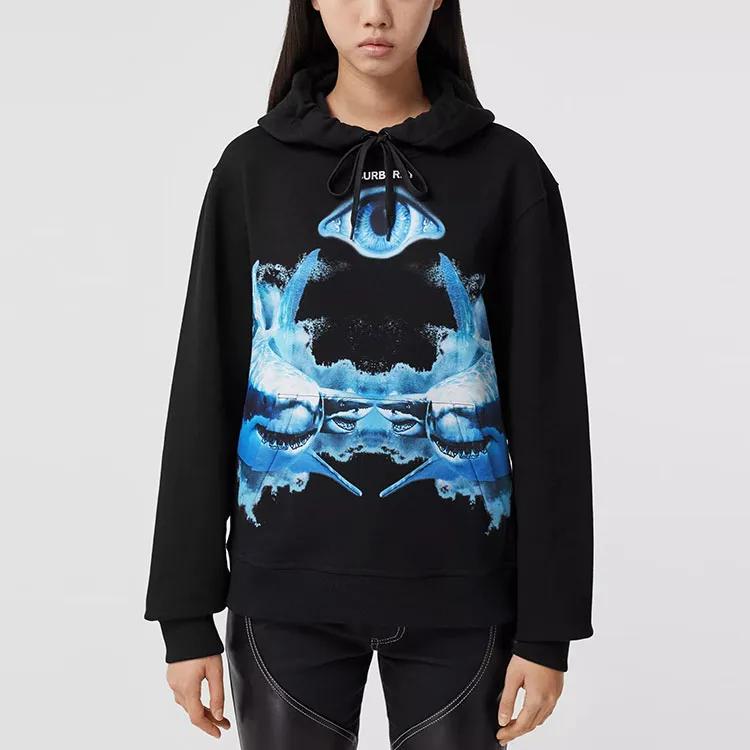 Burberry Sweatshirt Women's Black (Unisex) Sweatshirts 80407861