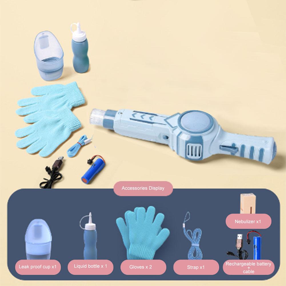 Elastic Smoke Bubble Machine Portable Bubble Maker Auto Bubble Blower Or Bubble Water for Kids Summer Outdoor Party Garden Toys