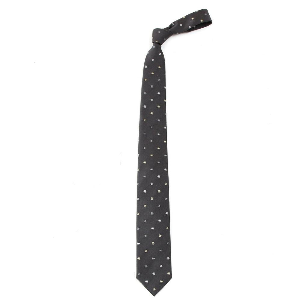 [Fortuna Tokyo] Necktie 01. Innocence Nishijin-ori Necktie Men's FT-T01 Dark Gray Blade Width 7cm Length 142cm