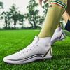 35-47 Herren-/Damen-Fußballschuhe, großformatige, hochelastische Ledersocken, mit Ports, künstlicher Cottage-Nagel, Jugend-Fußballtraining, Fußballschuhe
