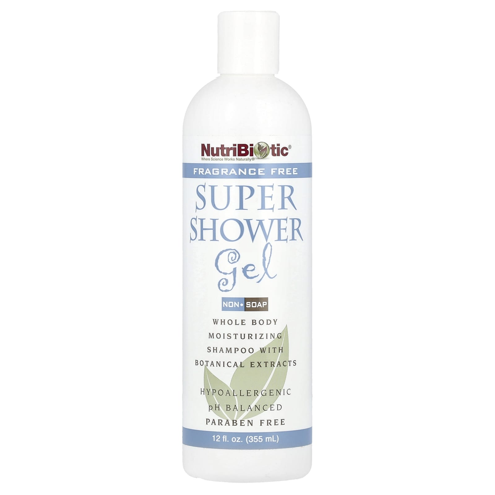

Super Shower Gel, Unscented, Not Soap, 12 fl oz (355 ml)