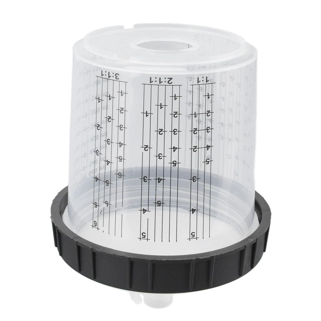 Disposable Paint Spray Cup Plastic Spray Paint Mixing Cup with Lids Painting Supplie 600ml