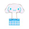 Sanrio Double Set of 615421 Clips, 3, Cinnamoroll, ABS/Steel,