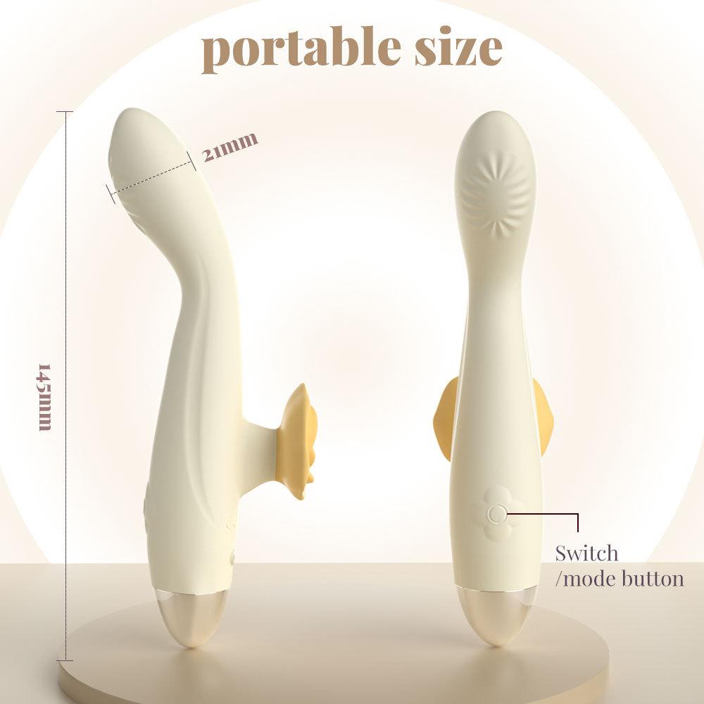 Finger Vibrator Sexspielzeug für Erwachsene - G-Punkt Vibrator Klitoris Stimulator Spielzeug mit 10 Leistungsstarken Vibrationsmodi Verstellbarer Brustwarzenmassagegerät Weibliches Sexspielzeug