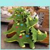Triceratops Toy Plush Dinosaur Stuffed Doll Cartoon Bedroom Gift Decoration