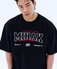 Mihag Stroke Arch Logo Oversized T-Shirt (Black)