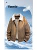 2025 Retro Fur Collar White Duck Down Winter Jacket with Fleece Lining - Thick, Warm, and Loose Niche Outerwear