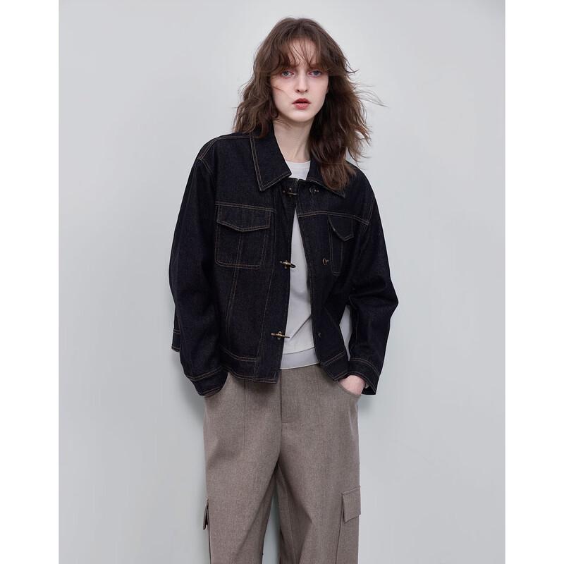 DEMANA Cloud Cotton Blend Retro Women's Denim Jacket