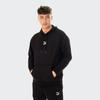 Puma Einfarbiger Hoodie mit Logo und Kordelzug Unisex Hoodies Schwarz 539755-01