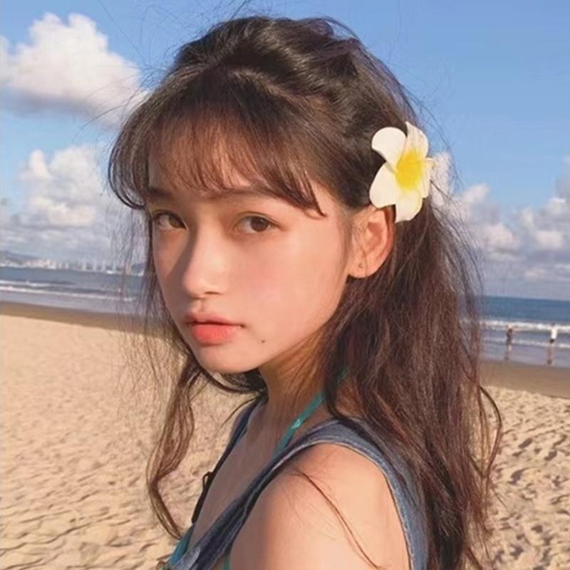 Simulation Plumeria Flower Hairpins Duckbill Hair Clip Barrettes Elegant Side Pin Casual Formal Hair Styling Ornaments