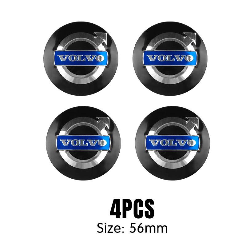 4pcs/Set 56/60mm Car Wheel Center Hub Caps For Volvo T5 T6 S40 S60 S90 XC40 XC60 XC90 V40 V50 V60 V90 AWD C30 C70 S80 V70 XC70