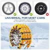 8PCS/set Universal Anti-slip Car Chains Are Suitable for Snow, Ice and Muddy Ground Anti-ski Chains Are Suitable for SUV and Off-road Truck Tires