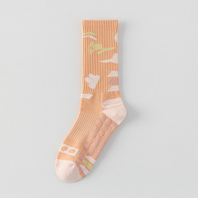 Women's Yoga Socks, Sports Hiking, Running, Cycling Long Stockings, Anti-slip, Fashionable and Trendy, Elastic, Slightly Pressurized and Breathable