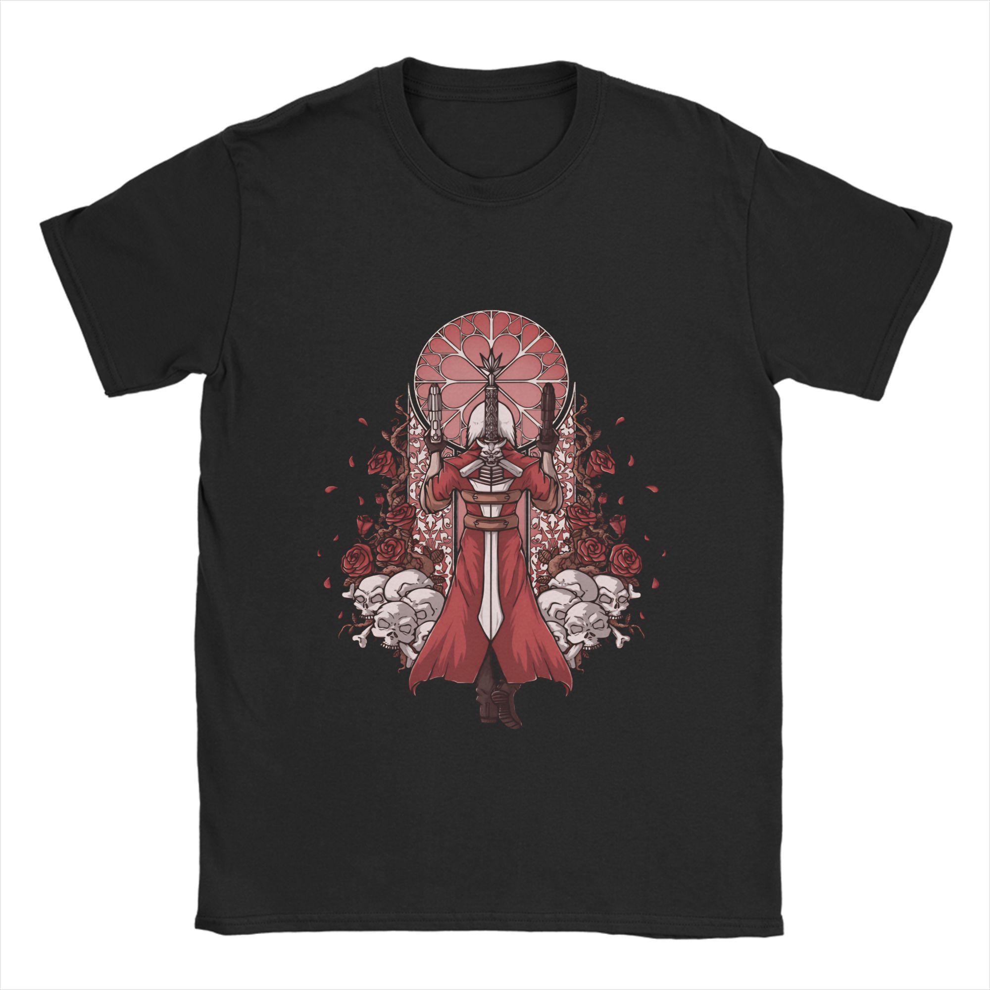 

Oversized T-Shirt Summer Devil May Crys Novelty T Shirts Cotton Tee Shirt for Men Y2K Funny Pattern Short Sleeve Tees - Men... S