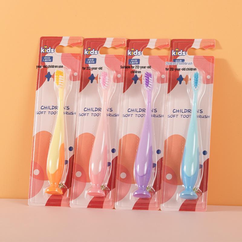 

Детская мультяшная зубная щетка с мягкой щетиной и присоской для мальчиков и девочек