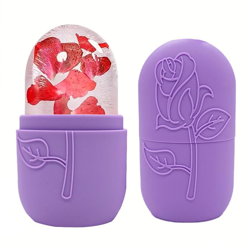 Reusable Ice Roller For Face And Eye Facial Beauty Ice Roller Skin Care Tools Ice Facial Cube Silicone Ice Mold Beauty Cooling