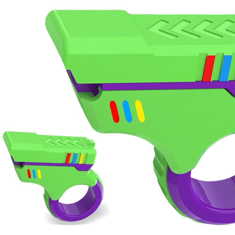 3D-gedruckte Dreh-Finger-Schieber Beruhigende Fidget-Ring-Spielzeuge Tragbare Spinner-Spielzeuge Kindergeschenk