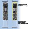 High Capacity 65W Mobile Power Supply Case Holds 8Pcs 18650 Cells With Safety Protections Powerbank Case Shell