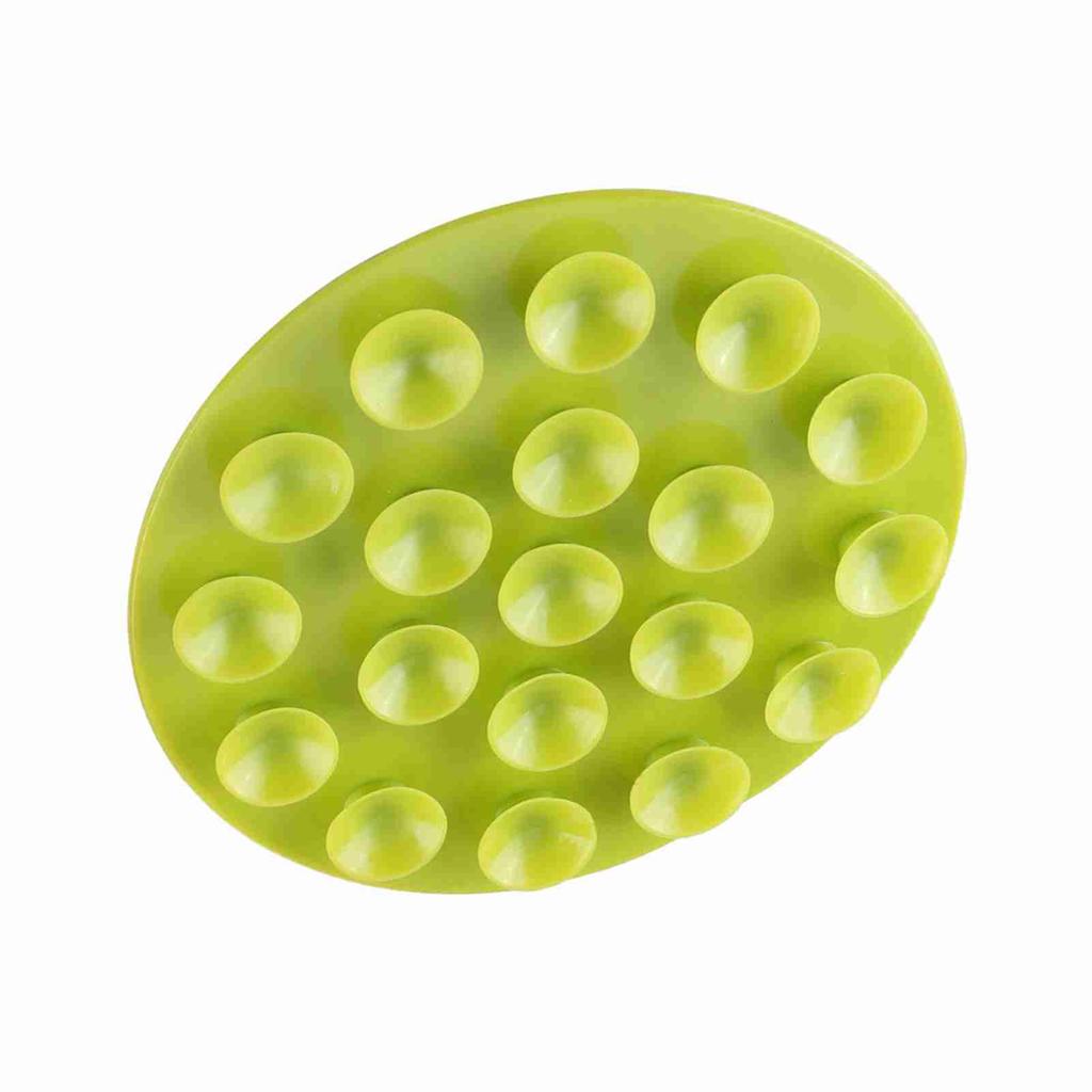 Baby Kids Magic Suction Mat Double Sided Suckers Anti Slip Plate Bowl Cutlery Placemat(Green)