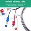 800°C Degree High Temperature Sensor Thread NPT 1/2  Stainless Steel Probe K Type PT100 Thermocouple Tube Temperature Controller