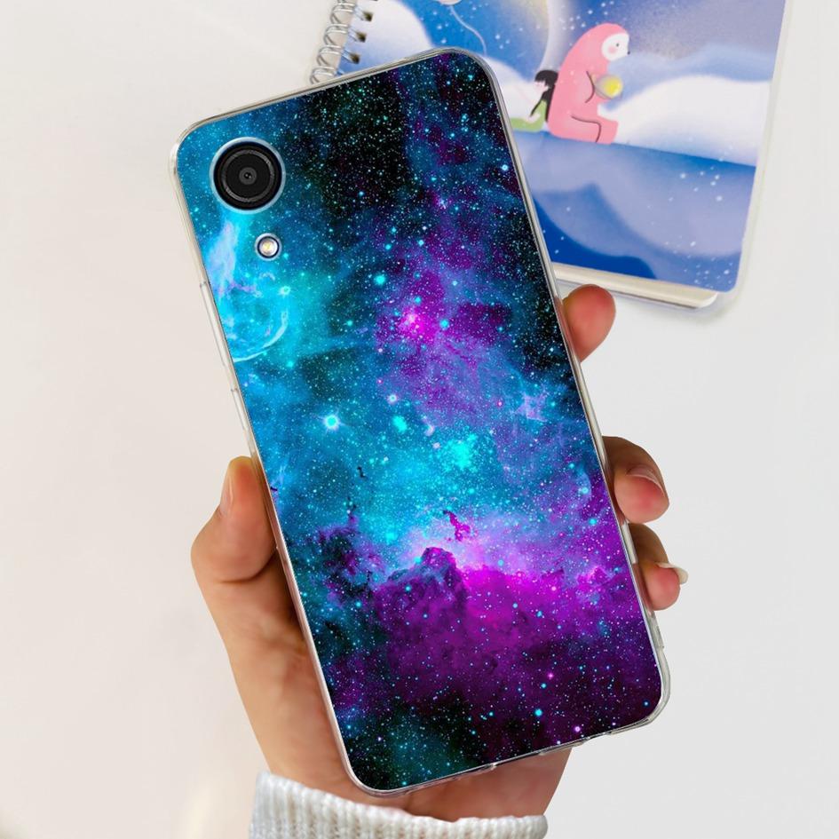 For Cover Samsung Galaxy A03 Core Phone Case Stylish Flower Butterfly Soft Silicone Clear Cover For Samsung A03 Core A032F Coque
