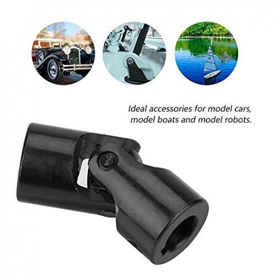 Universal Joint Steering Black Shaft Coupling Motor Connector U Joint Coupler 12x24x56mm