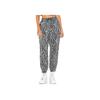 Nike Leopard Print Mid-Rise Drawstring Cuffed Casual Pants Women Bottoms Gray DC0025-070