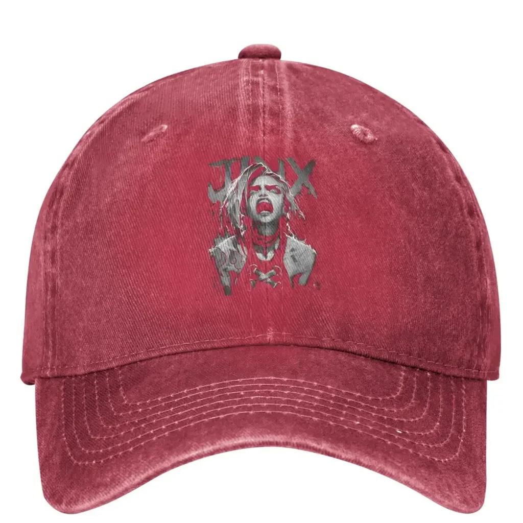Arcane Jinx Baseballkappe Unisex Teens Sonnenschutz Trucker-Kappe Sommer Streetwear Wandern Angeln Baseballkappen