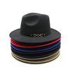 Felt Big Eaves Hat Woolen Hat Chain British Style Classic Jazz Top Hat Jz-68
