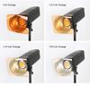 Meking Gel Color Filters 40cm X 50cm Set of 4 Orange Translucent Color Filters Color Overlay Color Correction Photography Compatible with Studio
