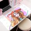Mouse Pad Anime NonSlip Rubber Mousepad Office Desk Mat Gaming PC Accessories Large Gamer Hhololive Hakos Baelz Keyboard Mat