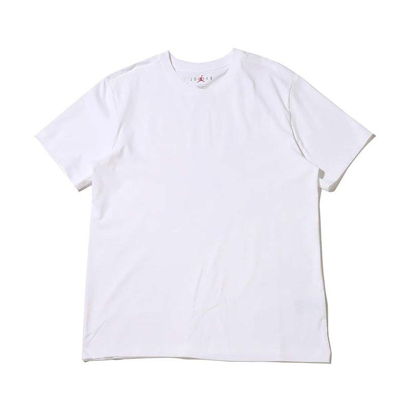 Jordan T Shirts Men's White Crew Neck Moderate AQ2367-100