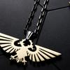 Game Merchandise Skyhawk Pendant Necklace Leather Rope Neck Chain Men's and Women's Sweater Chain Anime Fan Style Birthday Gift