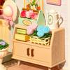 ROBOTIME Rolife 3D Puzzle Super Creator Blooming Tea Garden DIY Miniature House (DW013B) | 1:24 Scale