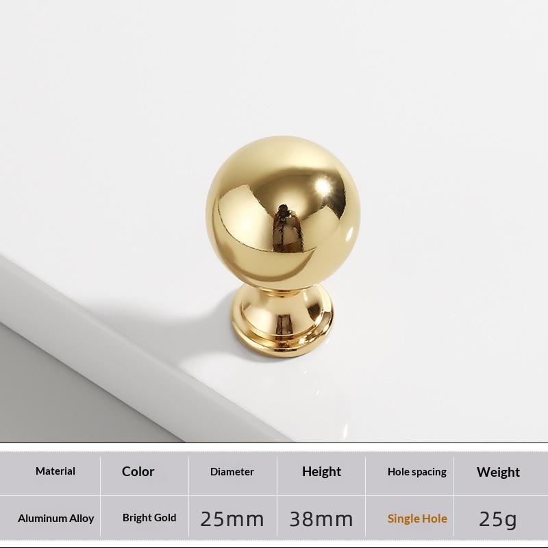 Aluminum Alloy Furniture Knobs Rustproof Waterproof Surface Classic Design for Cabinet Drawer Dresser Bathroom Kitchen Furniture