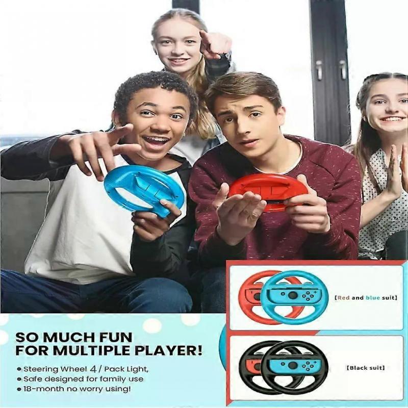 Nintendo Switch & OLED Console Steering Wheel Gaming Steering Wheel for Mario