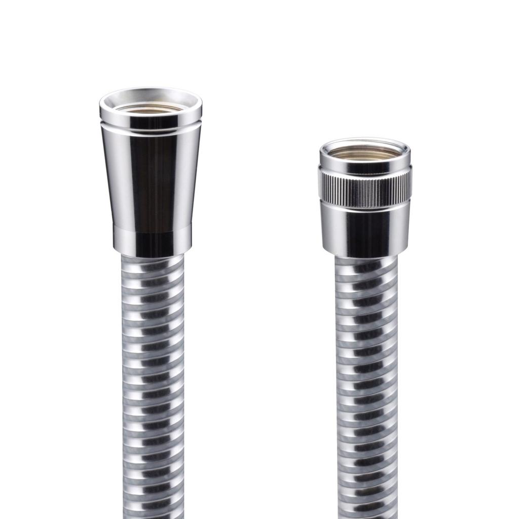 Gaona Korekamo Metallic Shower compatible with most Hose, Replacement, 1.6m (with adapters, brands) GA-FF013