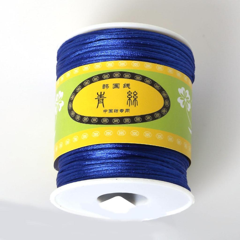 70Meter Korean Silk Cord Thread Knot China Bow Beading Bracelet Braided DIY Jewelry