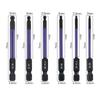 Ball End Hex Screwdriver Bits Set 1/4” Inch Screw Driver Drill Bit Shank Magnetic S2 Steel 65/100mm Ratchet Wrench Hand Tools