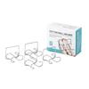 4Pcs/Box Dental Stainless Steel Dental Cotton Roll Holder Clip Dental Fixed Clamp Fit Instruments Tool Lab Supplier