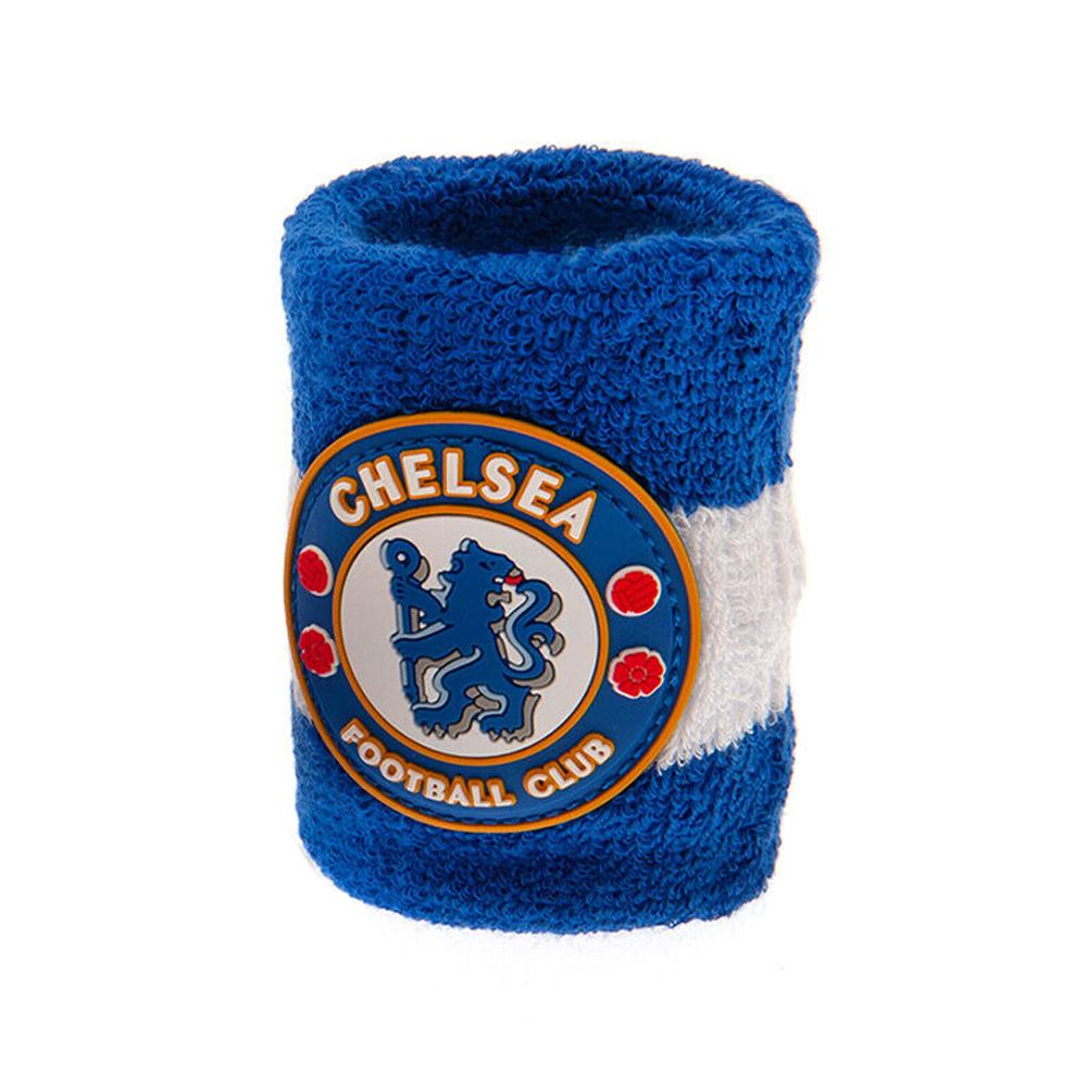 Chelsea FC Unisex bavlněný náramek pro dospělé Crest (Balení 2)