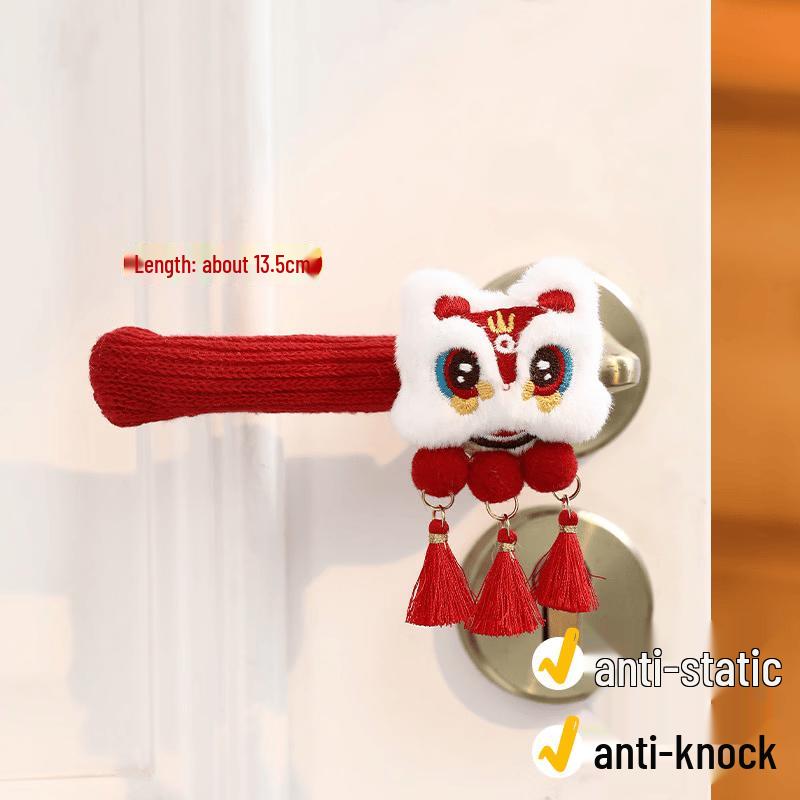 Spring Festival Lion Dance Door Handle Ornament