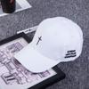Şapcă de baseball încrucişată unisex Broderie Litere Pălării Casual Bumbac Femei Bărbaţi Şapci Snapback