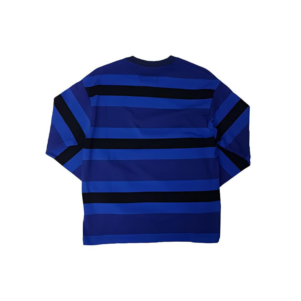 Air Jordan Sport DNA Casual Stripe Pullover Long Sleeve T-Shirt Men Tops Blue CV1143-470