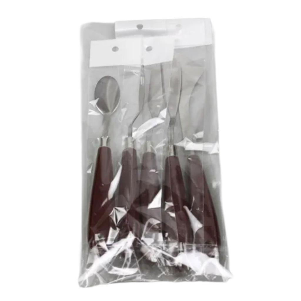 5 Pcs Palette Knife Set Painting Spatula Set Palette Knife Painting Tool Painting Supplies for Artists Enthusiasts Students