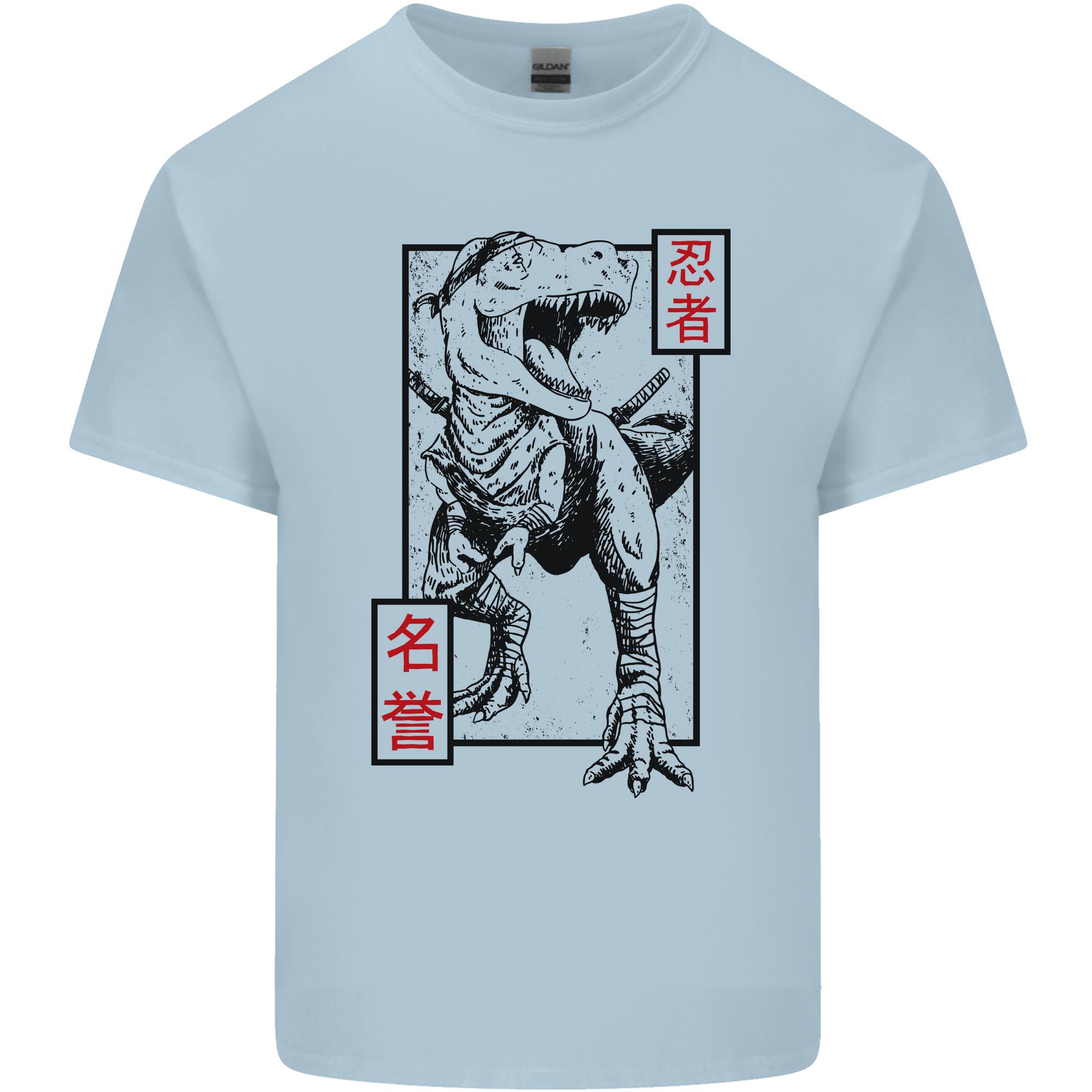 Japanese TRex Ninja MMA Mixed Martial Arts Unisexs Light Cotton TShirt S